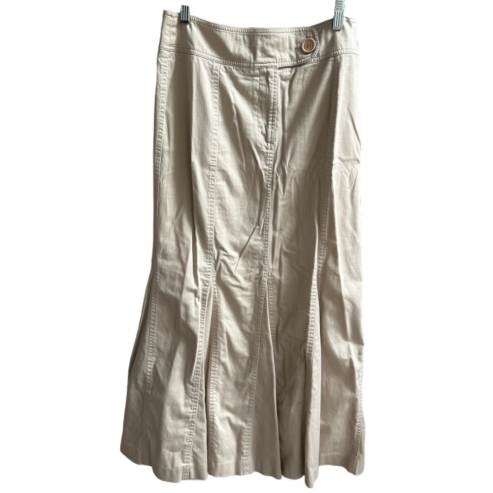 Vintage Speigel Khaki Fluted Skirt